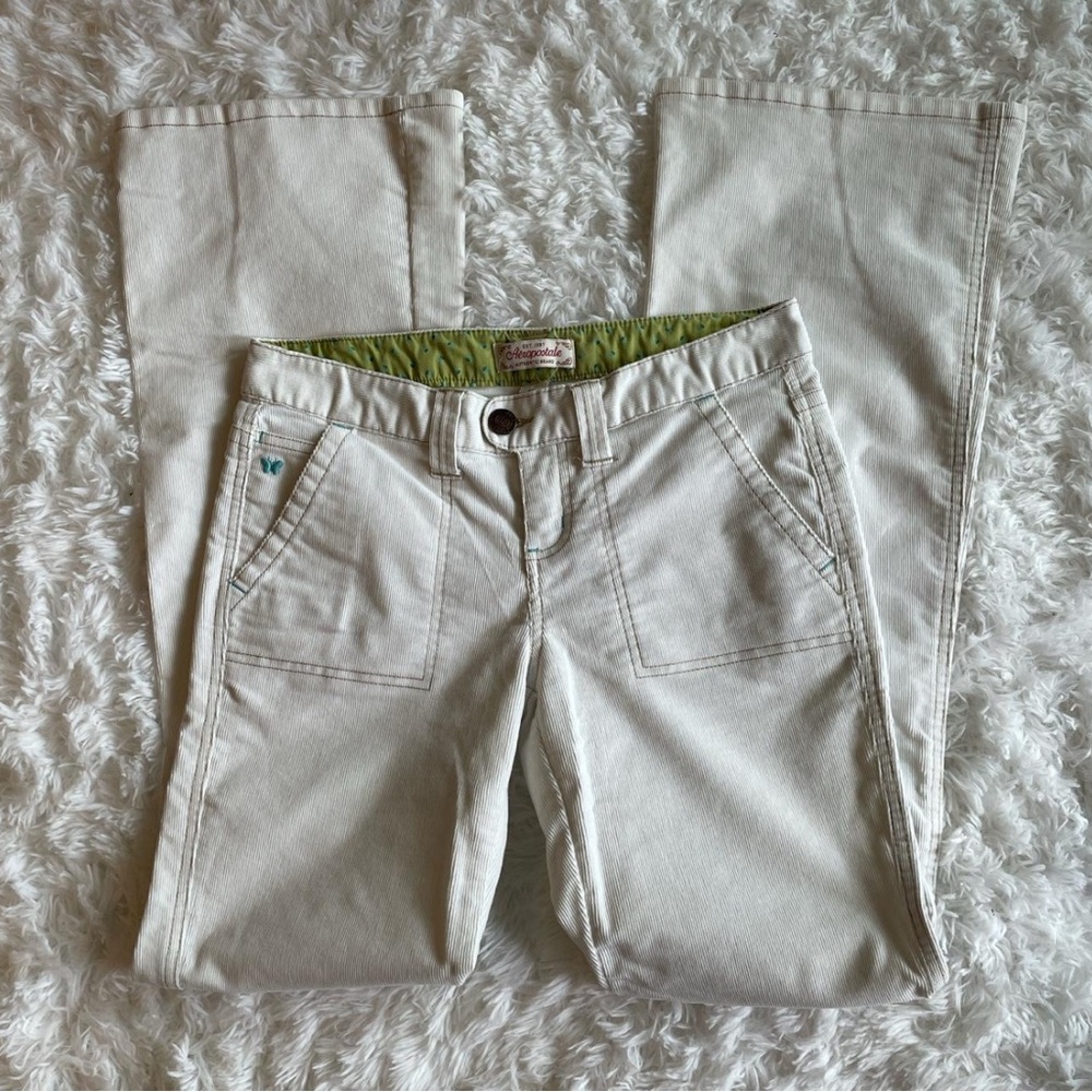 Aeropostale Cream Flare Women's Jeans